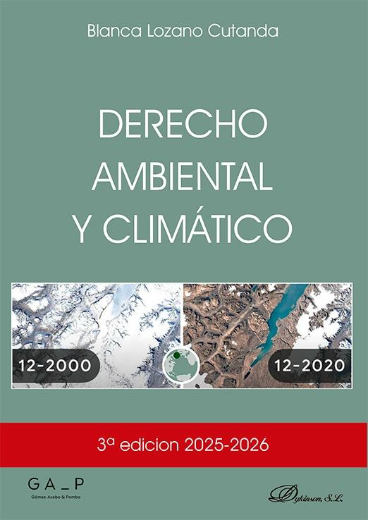 Portada del libro: Derecho ambiental y climático Derecho ambiental y climático