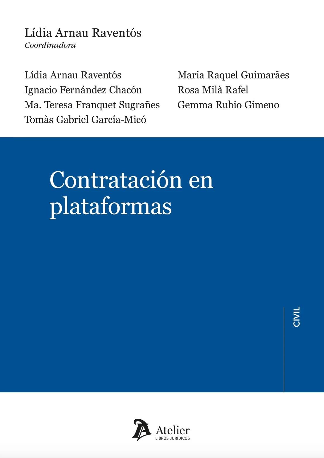 Portada del libro: Contratación en plataformas Contratación en plataformas